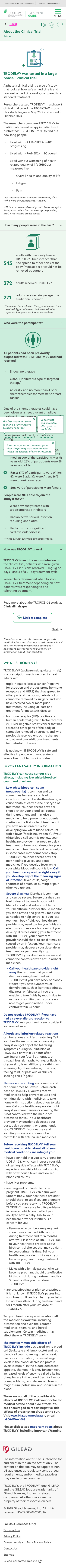 Trodelvy Patient Treatment Guide Mobile Design 12